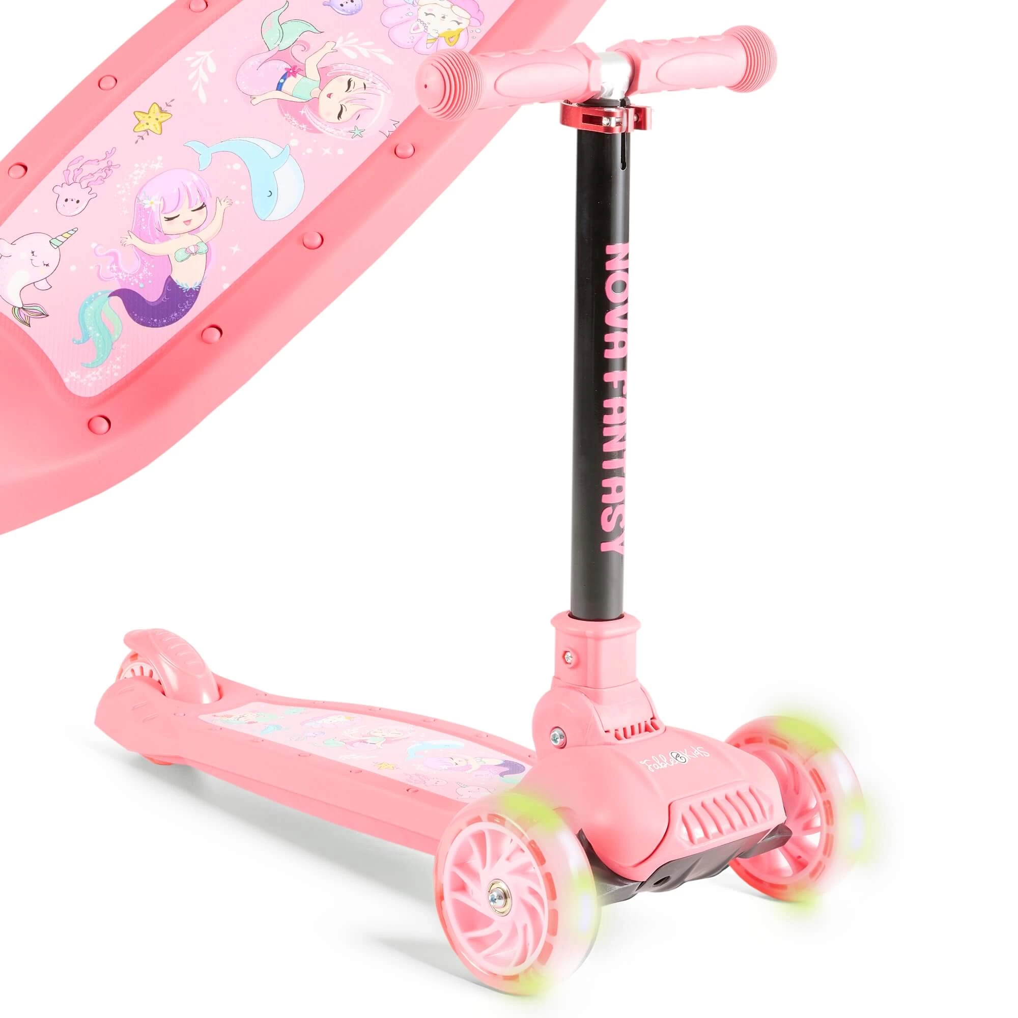 Xe trượt scooter trẻ em bánh xe phát sáng LED - Phiên bản NOVA FANTASY
